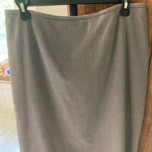 Grey Pencil Skirt